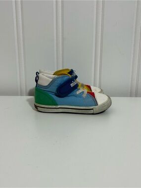 Miki house Kids Multi-Color High-Top Sneakers - Blue/Green/Yellow